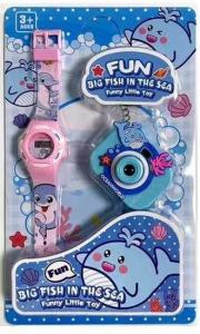 [DK] JAM TANGAN KARAKTER ANAK SANRIO KUROMI MELODY CINNAMAROLL + KAMERA PROYEKTOR LUCU 625