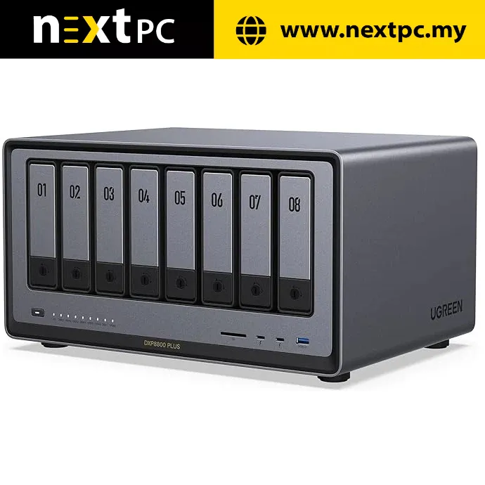 [Ready Stock] Ugreen NASync DXP8800Plus Storage Hub 8-Bay