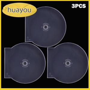 huayou 1 3pcs nhựa trong suốt duy nhất mảnh vòng đĩa trường hợp CD trường hợp dày CD DVD đĩa hộp đĩa trường hợp lưu trữ hộp