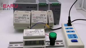 15W 30W 45W 60W 75W Single Output 5V 12V 15V 24V Industrial Din Rail Power Supply Switch DR-15 DR-30 DR-45 DR-60 -5/12/15/24