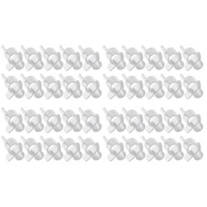 ด้ามจับกันลื่นปลอดภัยตะขอที่พักพิงกลางแจ้งทนแดดทนทานสำหรับตั้งแคมป์ปิกนิกและลม40แพ็ค