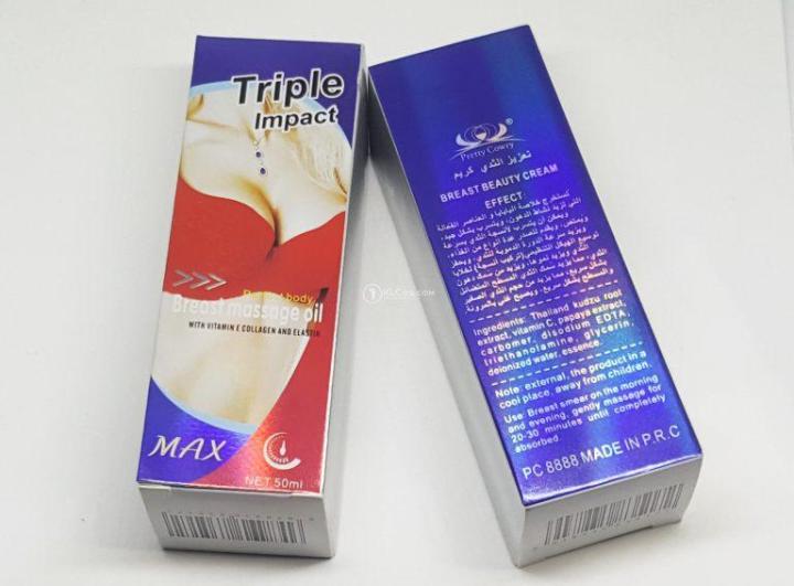 TRIPLE IMPACT BREAST MASSAGE OIL 50ML Natural Plant Active