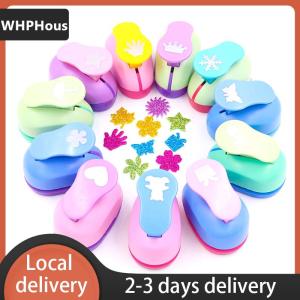 [COD] WHPHous Ship within 24 hours Large Diy Paper Cut Foam Maker Puncher Scrapbook Flowers Punch Labor Saving Children Hole Punch Embossing DIY Craft Hole Punch