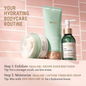 BIOSSANCE 100% Squalane Oil - Vegan Face & Body Oil Moisturizer - 3.3 oz