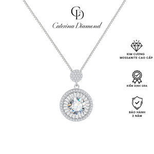Dây chuyền kim cương Moissanite 0.10 Carat Caterina Diamond Round Design Clavicle DN011