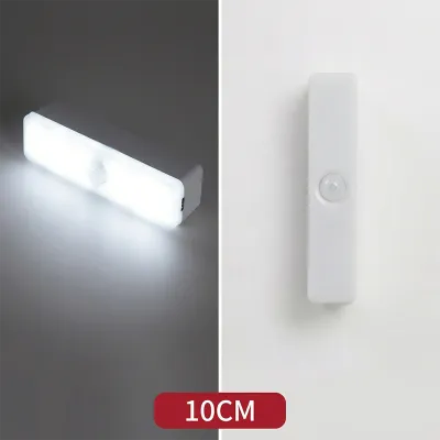 Đèn LED Thanh Dài Cảm Biến Cơ Thể Người - Đèn Ngủ Hút Từ Tín Treo Tủ Quần Áo Bếp Cầu Thang Sạc USB 10/20/30/50cm DY2019