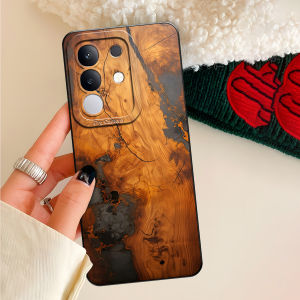 Cassing Vivo Y29 4G Terbaru 2025 Case Fusion Motif kayu Soft Case Vivo Y29 5G Silikon TPU Pro Camera Cassing Vivo Y29 Kondom HP Vivo Series - Case Terbaru Bisa COD Bayar Ditempat Izoracase Benua Case