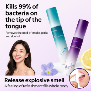 Oral Spray Oral Mint Breath Spray Freshens Breath Spray Kissing Artifact Cleaning High Atomization Formulation Fruity High Efficiency Health口腔喷雾剂 清新口气