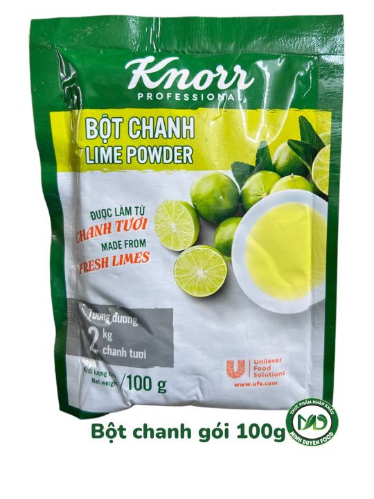 Bột chanh Knorr dùng để pha chế nấu ăn 100g