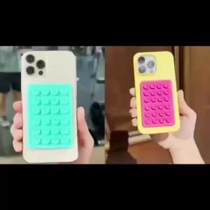 (HD1)Magnetic phone holder silicone suction cup magnetic wall mount stand universal bracket. Pemegang Telefon Magnetik Kurung Universal Berdiri Magnetik Cawan Sedutan Silikon