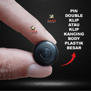 Pin Double Klip Baut Kancing Body Plastik Besar