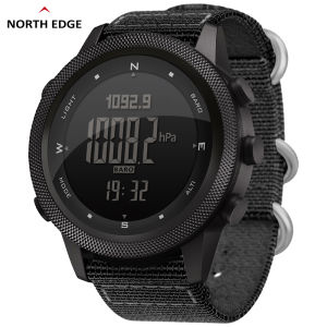 NORTH EDGE APACHE-46 Đồng hồ nam Đồng hồ đo bước chân La bàn Đo nhiệt độ áp kế Đo nhiệt độ Đèn nền Chống nước 50M Đồng hồ chiến thuật