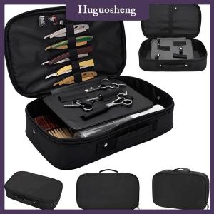 [huguosheng] กระเป๋าเก็บเครื่องมือช่างตัดผมสำหรับร้านเสริมสวยกระเป๋ากรรไกรกล่องใส่เครื่องสำอางแบบพกพาผลิตภัณฑ์ความงามและเส้นผมกระเป๋าคัดแยก