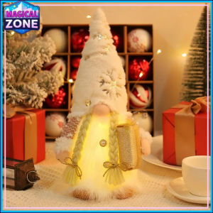 Christmas Decorations Luminous Rudolph Doll Old Man Faceless Doll Ornaments Christmas Gifts