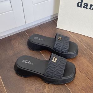 Dép Quai Ngang Nữ MuMu 3cm Dép Lê Nữ Dáng Đẹp Size 36-41 Lazada ChikyChiky.Store