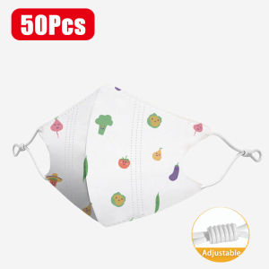 Colnes (0~3 Years old) 50Pcs 3D Baby Face Mask (individual pack) 4Ply Protective mask Ear hook Adjustable lanyard comfortable breathing Kids Mask