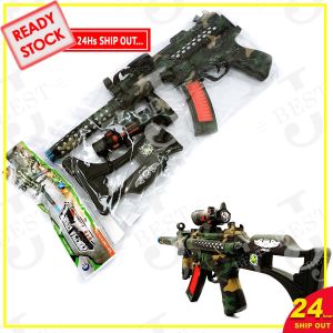 Kids Toys Pistol Gun Shooting Flashing Lights & Sound Light With Hadiah Birthday Present Boy Gun Kids Bunyi Lampu Lelaki Toys Gun Permainan Toy Fun Sound and Shining Light Electric Gun
