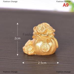 [COD] Fashion Change Feng Shui Auspicious Fa Cai Money Tree Ingot Bag Lucky Fortune Spring Festival Mascot Desktop Ornament Car Home Decor Craft