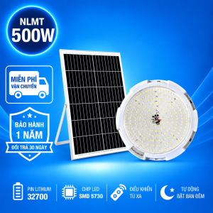 Đèn Năng Lượng Mặt Trời 100W 200W 300w 500w ( KIỂU ỐP TREO TRẦN ) Ánh sáng Vàng - Trắng - Trung tính