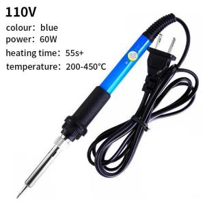 New Adjustable Temperature Electric Soldering Iron 220V 110V 60W Iron Electric Welding Solder Rework Station Heat Pencil Tips Repair Tools 电烙笔