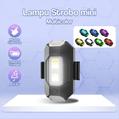 LAMPU LED KEDIP VARIASI SEPEDA MOTOR MOBIL LAMPU LED USB MODEL PESAWAT LAMPU CUSTOM / Lampu LED kedip kedip Pesawat 7 warna LED usb motor mobil sepeda - Free Charge Usb