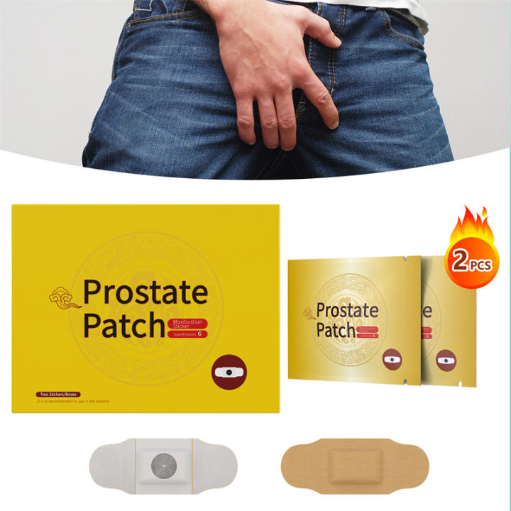 2Pcs/Box Prostate Patch Chinese Herbal Prostate Patches Heating For