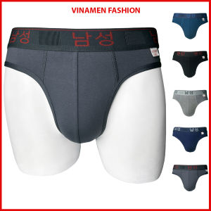 Quần lót nam lưng Hàn Quốc vải cotton co giãn 4 chiều thấm hút tốt xì sịp nam cao cấp
