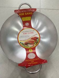 Chảo nhôm 2 quai Kim Sang cao cấp 36cm
