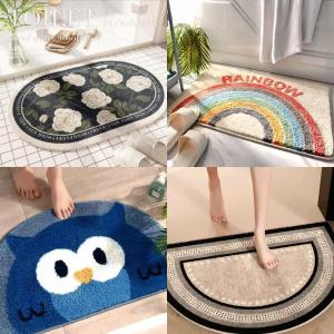 COD Keset Lantai Kamar Tidur Keset Kamar Mandi Bulu Halus Panjang Tebal Anti Slip Karet