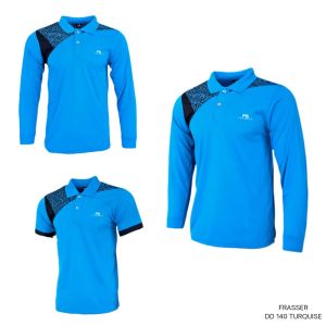 Frasser Kaos Katun Olahraga Seragam Gerak Jalan Senam Basket Bulutangkis Badminton Futsal Lengan Pendek Panjang Termurah Pria Wanita KS KTN 17