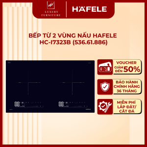 [Miễn phí lắp đặt] Bếp từ 2 vùng nấu Hafele HC-I7323B (536.61.886)| BH chính hãng 36 tháng