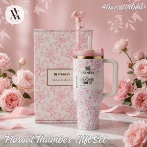 Winnie The Pooh/Floral Design Tumbler Limited Edition Premium Design/1180ml