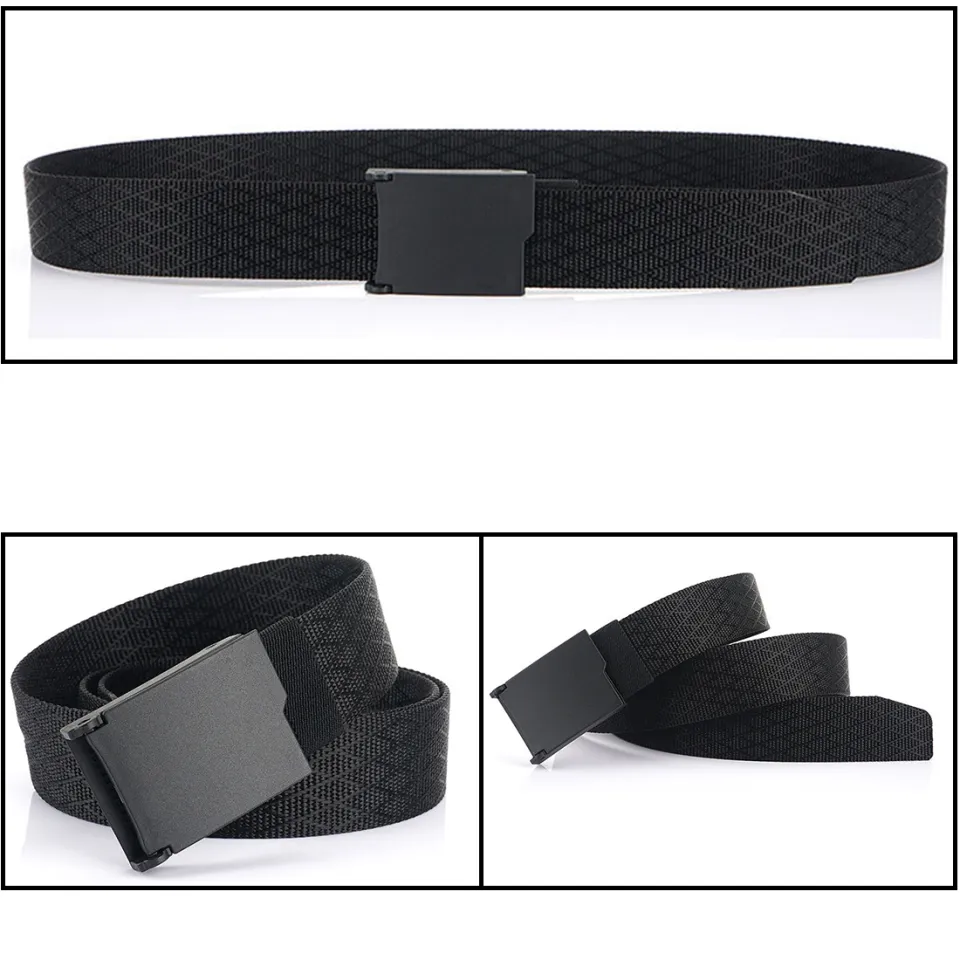 Nylon Canvas Belt Plastic Buckle Belt Travel Adjustable Nylon Web