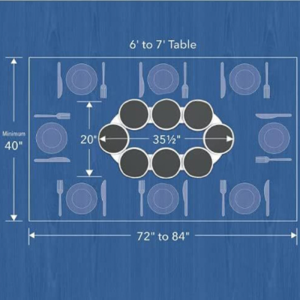 360° Rotating Dining Table Tray Movable Long Table Rotating Tray Expandable Turntable Tray Set