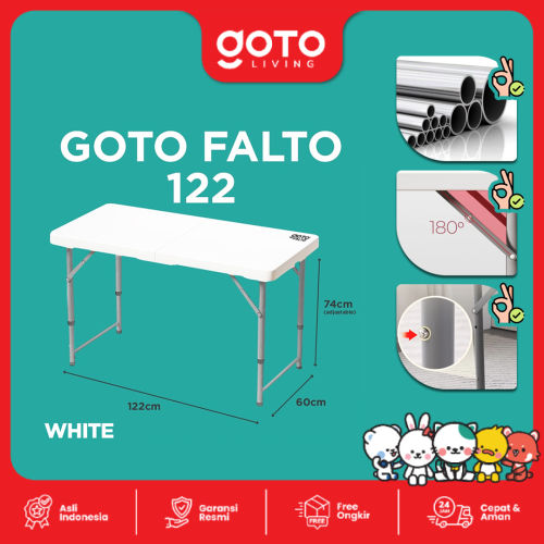 Rekomendasi Meja Lipat Portable GOTO Teleskopik untuk Keluarga 5-8 Orang
