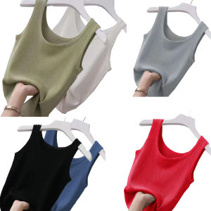 Ruizhijzg Áo Ba Lỗ M-5XL Áo Ba Lỗ Nữ Áo Ba Lỗ Có Dây Đeo Ngoại Cỡ Áo Mặc Trong Ôm Sát Cho Nữ Áo Hai Dây Không Tay