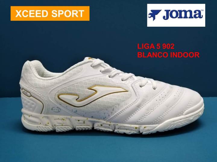 JOMA Futsal Shoes LIGA 902 Blanco Indoor (100% Original
