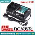 （Arrive within 3 days）Fast Battery Charger for Makita DC10WD / DC10SB / DC10WC / BL1015 / BL1016 / BL1021B / BL1041B 10.8V 12V LED Charger. 