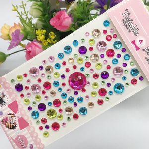 3D Bright Glitter Stickers for The Face crystals Rhinestone Diy Facial Stickers Temporary New Jewelry Sticker Festival Makeup h260530