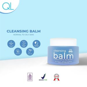 QL Cleansing Balm For Dry & Oily Skin Pembersih Makeup dan kotoran