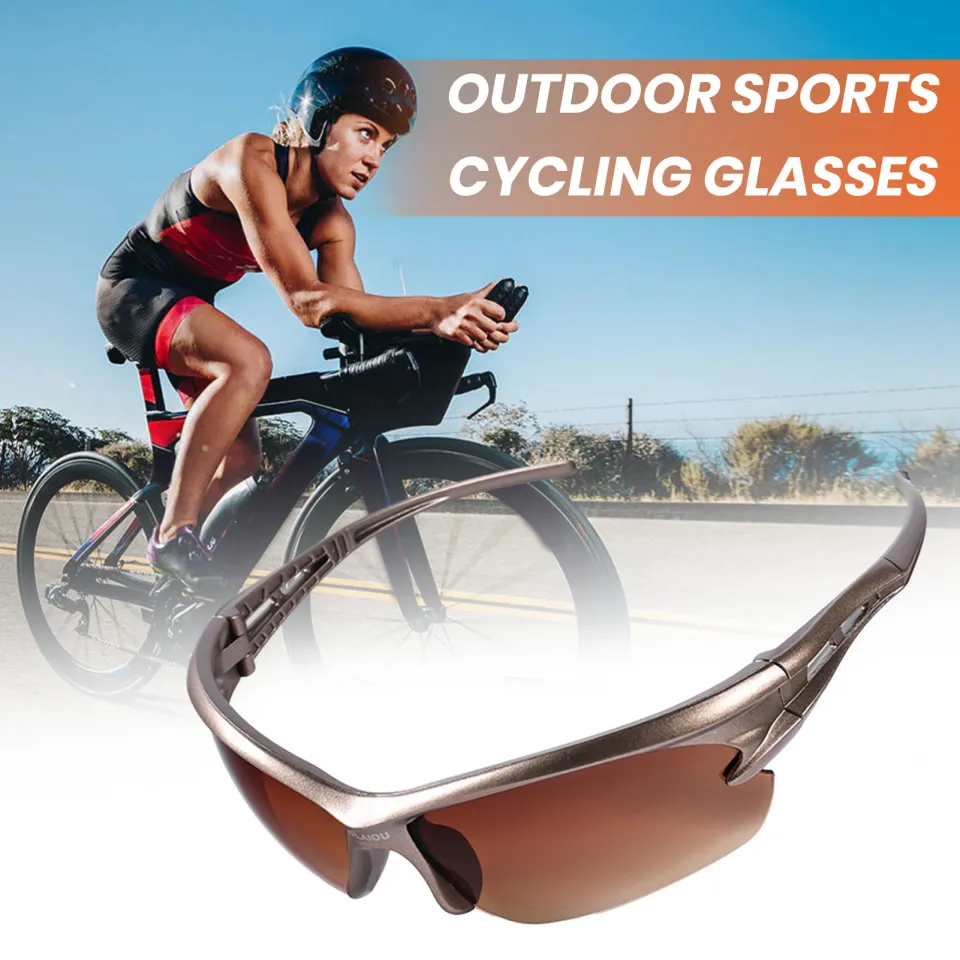 ASRTWER Comfortable Cycling Eyewear Uv Protection Photochromic Cycling  Glasses for Men and Women High Transmittance Lenses Non-sensory Design Bike  Goggles