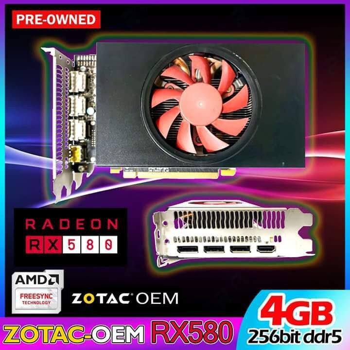 Zotac OEM AMD Radeon RX580 4GB 256Bit(used) | Lazada PH