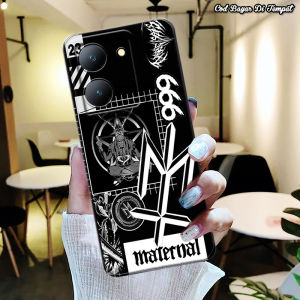 Softcase Casing VIVO Y36 4G Silikon PRO CAMERA TERBARU Fashion MATERNAL Series Softcase Premium Gelombang - Cassing Hp - Murah Meriah - Bisa Untuk Pria dan Wanita Hotinga Happy case Anasuy Lasi Case  - Bisa COD
