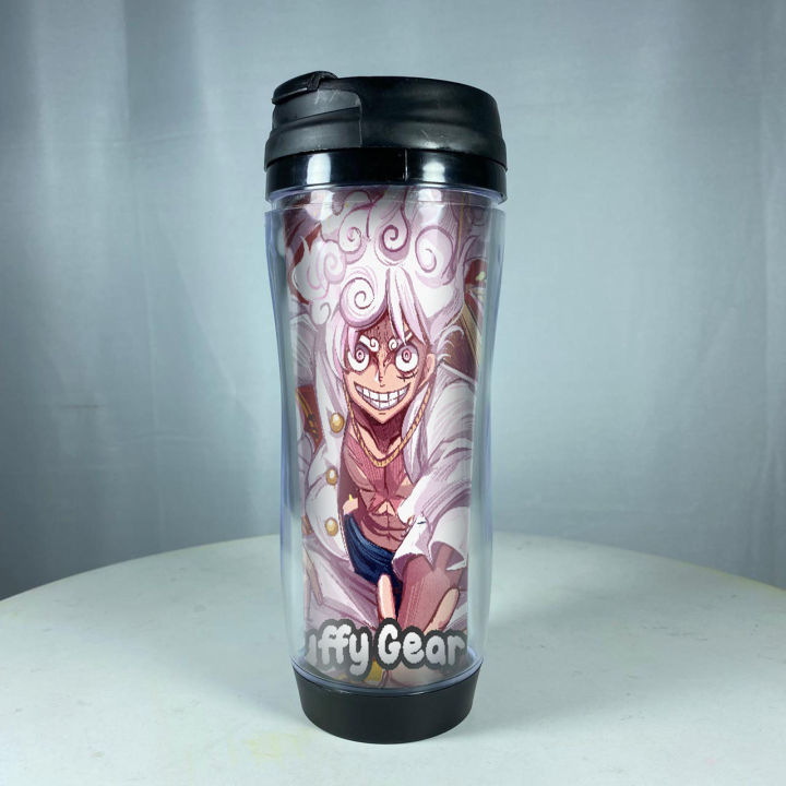 Tumbler Manga Anime One Piece Luffy Gear 5 Son God Nika Hito No Mi Mythical Zoan