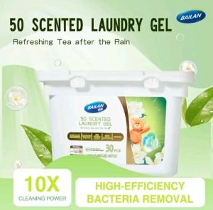 90 pcs Bailan 5D Scented Laundry Gel Laundry Capsules Kills 99% Bacteria & Dust Mites