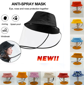 หมวก face shield เฟสชิลด์ ป้องกันฝุ่นละออง หมวกกันฝุ่น หมวกกันน้ำ หมวกกันแดด หลากหลายสีสัน ismartshop