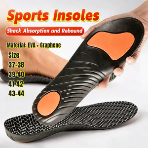 1Pair Sports Insoles for Men Women Soft Massage Shoe Pads Deodorant Breathable Running Insoles