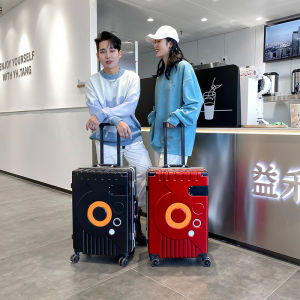 New 20"22"24"26 Inch Womens Aluminum Frame ABS Travel Suitcase On Wheels Trolley Roller Luggage Bag Code Lock Valises For Men Free Shipping