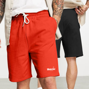 IDLE APPAREL- BUY 1 TAKE 1 I (SHC) 10 WITH LOGO COTTON SHORTS FOR MEN - Short men / jogger shorts for men / gym shorts / sports / fitness / small to xxxl / sports shorts / korean fashion / plain short / plus short / shorts pambahay / shorts panlakad