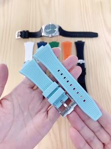 Silicone Strap for  PRX Series 40MM T137.407T137.410 Mens Casual Fashion Replacement Rubber Strap + Quick release tools